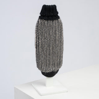 Alqo Wasi Popcorn Black Alpaca Dog Sweater | Henlo Pets