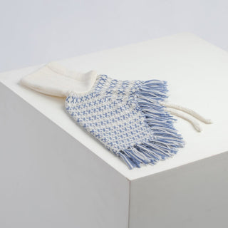 Alqo Wasi Sofia Light Blue Alpaca Dog Poncho | Henlo Pets