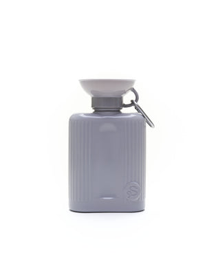 Springer Pets Growler Dog Travel Water Bottle Grey | Henlo Pets