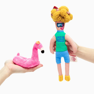 the furryfolks Flamingo Hooman Nose Work Dog Toy | Henlo Pets