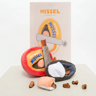the furryfolks Tinned Mussel Nosework Dog Toy | Henlo Pets