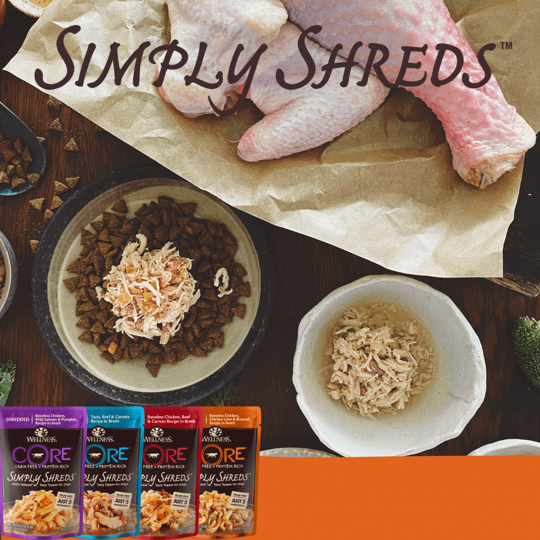 Wellness® CORE® Simply Shreds Chicken Beef &amp; Carrots Topper - Henlo Pets