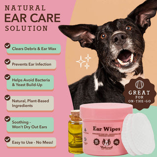 Natural Dog Company Ear Wipes | Henlo Pets