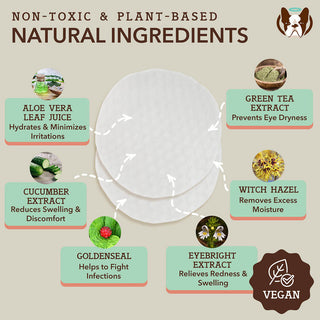 Natural Dog Company Eye Wipes | Henlo Pets