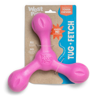 West Paw Skamp Fetch Dog Toy Pink | Henlo Pets