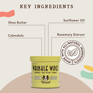 Natural Dog Company Wrinkle Wipes | Henlo Pets