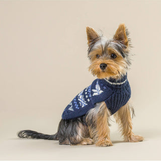 Alqo Wasi Winter Night Alpaca Dog Sweater | Henlo Pets