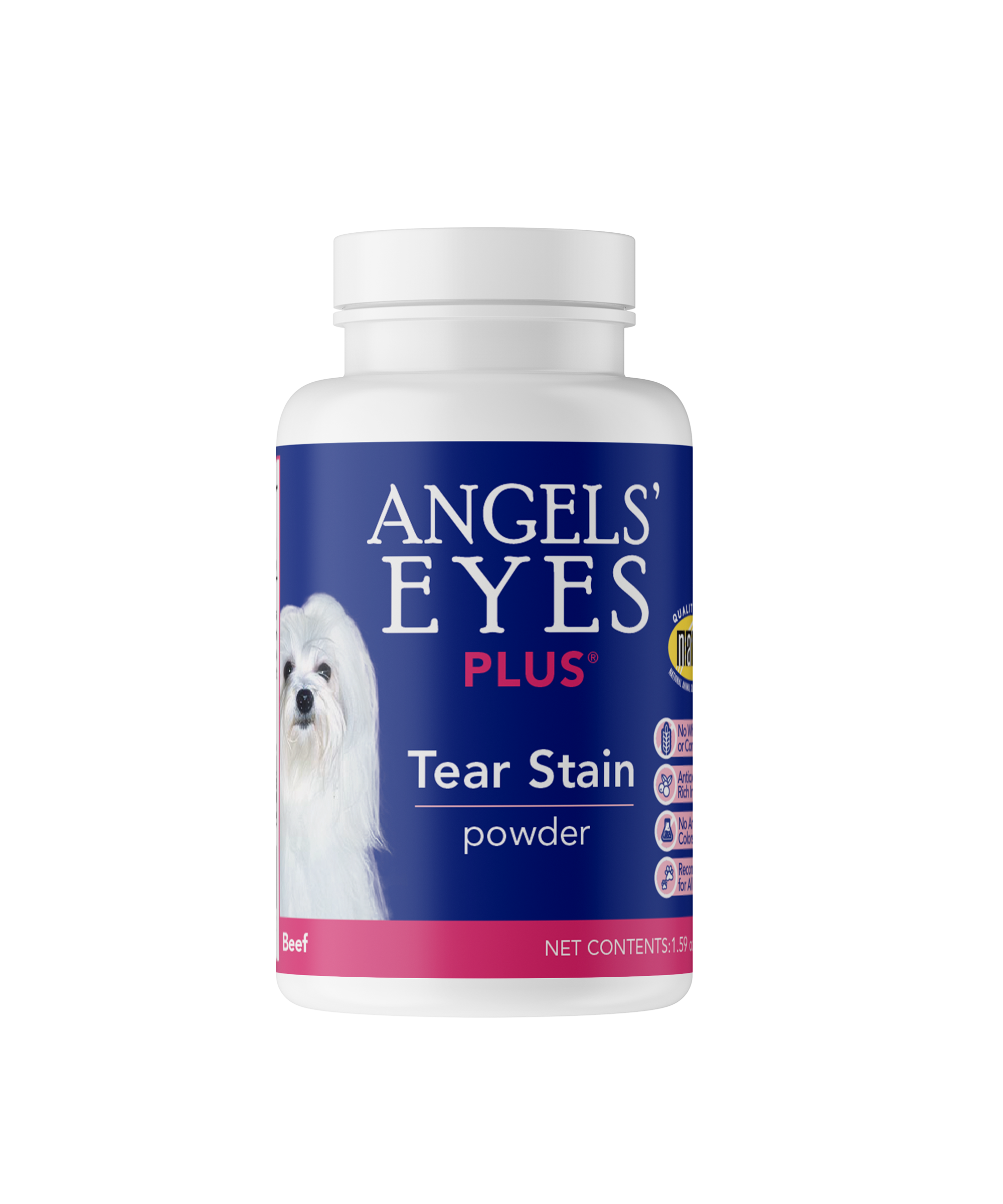 Angels&#39; Eyes - PLUS Tear Stain Powder Beef Flavour - Henlo Pets