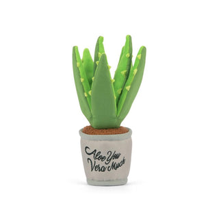 P.L.A.Y. Blooming Buddies Plush Dog Toy Collection Aloe-ve You Plant | Henlo Pets