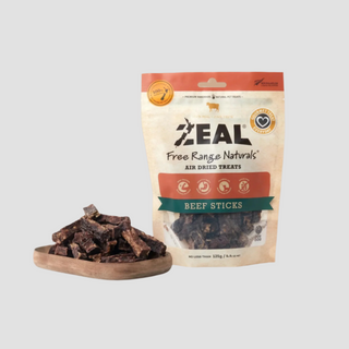 Zeal Air Dried Beef Sticks Dog Treats 125g | Henlo Pets