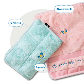 Bite Me Fluffy Towel Nose Work Dog Toy | Henlo Pets