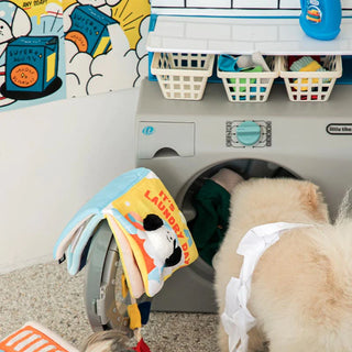 Bite Me It's Laundry Day Play Book Nose Work Toy | Henlo Pets