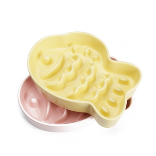 Taiyaki Slow Feeder Ceramic Dog Bowl | Henlo Pets