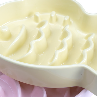 Taiyaki Slow Feeder Ceramic Dog Bowl | Henlo Pets