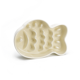 Taiyaki Slow Feeder Ceramic Dog Bowl | Henlo Pets