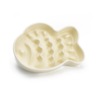 Taiyaki Slow Feeder Ceramic Dog Bowl | Henlo Pets