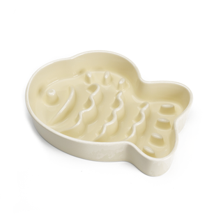 Taiyaki Slow Feeder Ceramic Dog Bowl | Henlo Pets