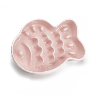 Taiyaki Slow Feeder Ceramic Dog Bowl | Henlo Pets
