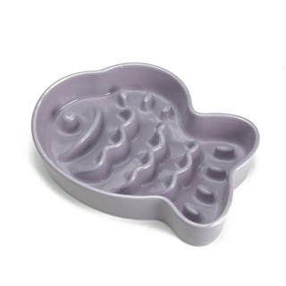 Taiyaki Slow Feeder Ceramic Dog Bowl | Henlo Pets