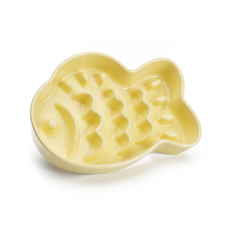 Taiyaki Slow Feeder Ceramic Dog Bowl | Henlo Pets