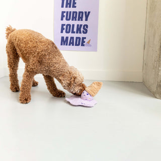 the furryfolks I-scream Nose Work Dog Toy | Henlo Pets