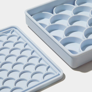 Dogged 3-in-1 Fish Scale Slow Feeder Bowl - Sky | Henlo Pets