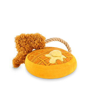 P.L.A.Y. Barking Brunch Plush Dog Toy Collection Chicken and Woofles | Henlo Pets