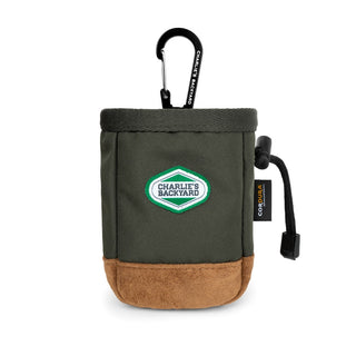 Charlie's Backyard Town Cordura Treat Pouch Khaki | Henlo Pets