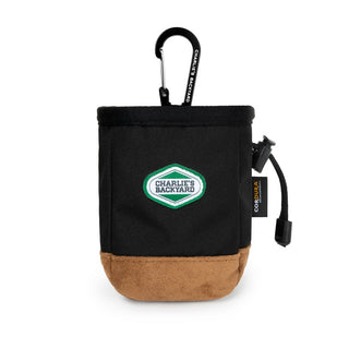 Charlie's Backyard Town Cordura Treat Pouch Black | Henlo Pets