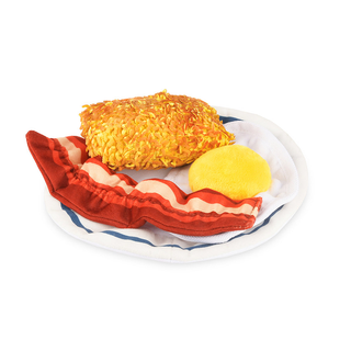 P.L.A.Y. x IHOP Breakfast Sampler Plush Dog Toy Eggcellent Play Platter | Henlo Pets