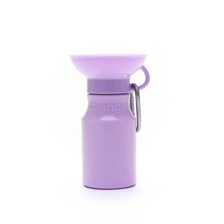 Springer Pets Mini Dog Travel Water Bottle Lilac | Henlo Pets