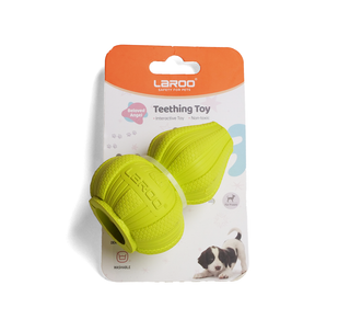 Laroo Teething Treat Dispenser Toy Lime | Henlo Pets