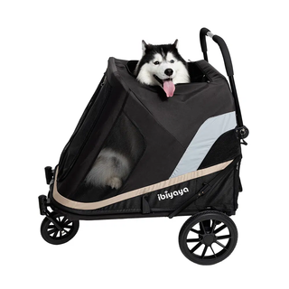 Ibiyaya Grand Cruiser Foldable Pet Stroller - Large Breeds, Elderly & Injured Pets | Henlo Pets