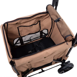 Ibiyaya Pet Wagon for dogs up to 25kg - Dirty Peach | Henlo Pets