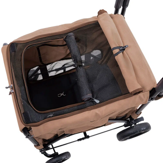 Ibiyaya Pet Wagon for dogs up to 25kg - Dirty Peach | Henlo Pets