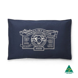 Snooza Organic Pet Futon Blue | Henlo Pets