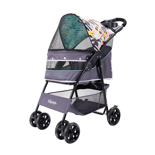 Ibiyaya Cloud 9 4-Wheel Foldable Pet Stroller - Mint Green | Henlo Pets
