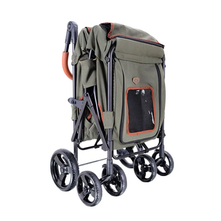 Ibiyaya Pet Wagon for dogs up to 25kg - Army Green | Henlo Pets
