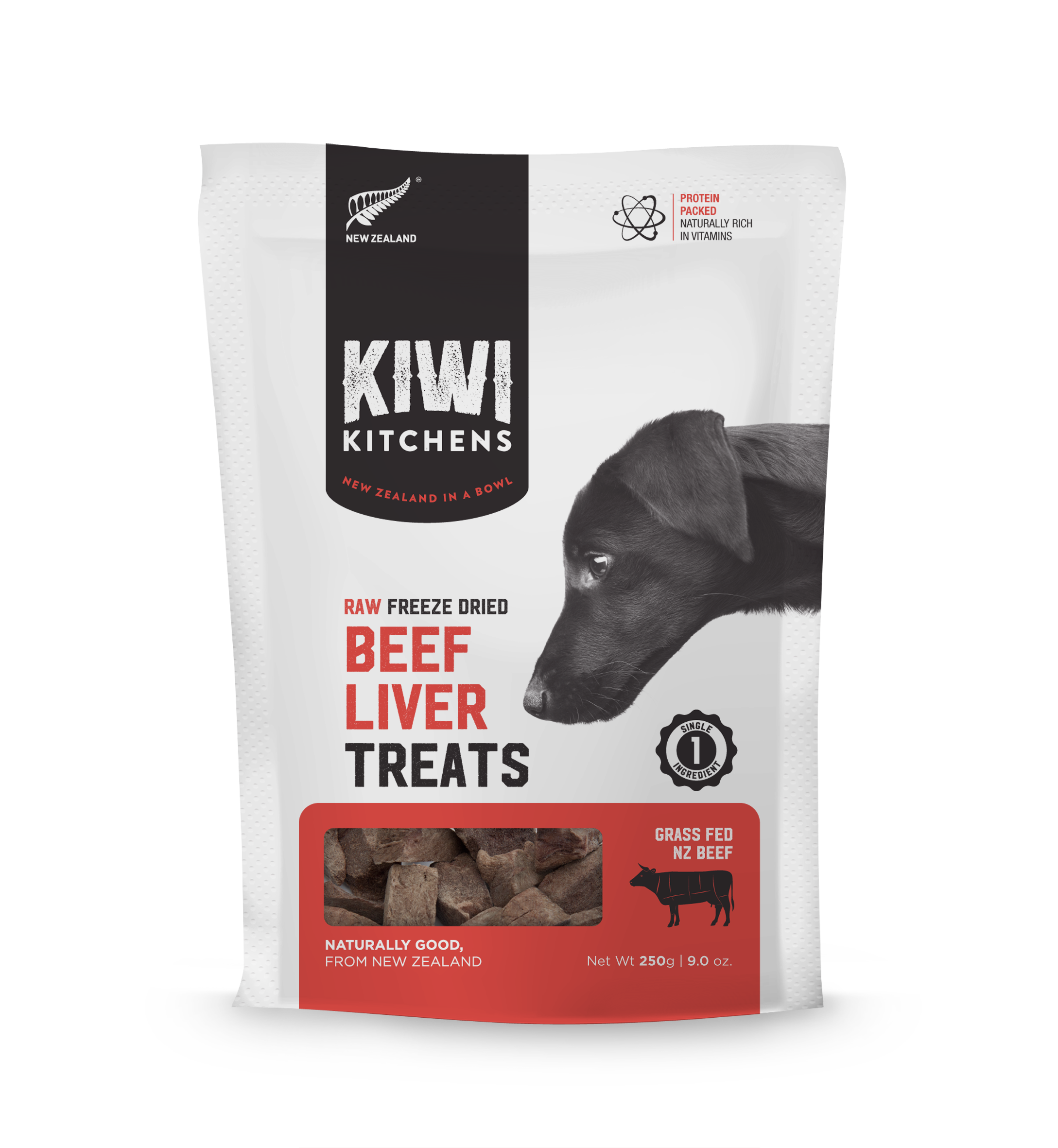 Kiwi Kitchens Freeze Dried Beef Liver Treat 250g