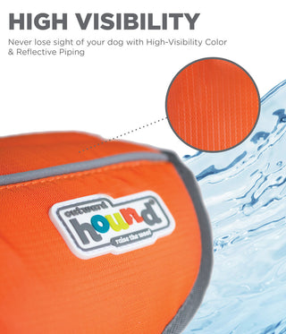 Outward Hound Life Jacket Orange | Henlo Pets