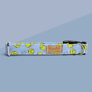 K and M Ball is Life Tennis Ball Dog Collar | Henlo Pets