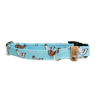 K and M Spring Chickens Dog Collar | Henlo Pets