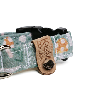 K and M Woodland Mushrooms Dog Collar | Henlo Pets