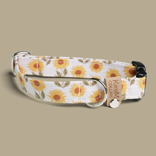 K and M Sunflower Fields Dog Collar | Henlo Pets