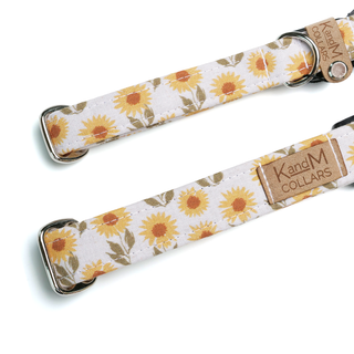 K and M Sunflower Fields Dog Collar | Henlo Pets