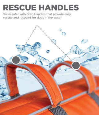 Outward Hound Life Jacket Orange | Henlo Pets