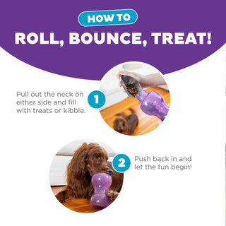 Outward Hound Double Snoop Interactive Treat Stuffer Dog Toy | Henlo Pets