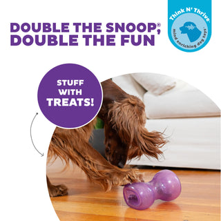 Outward Hound Double Snoop Interactive Treat Stuffer Dog Toy | Henlo Pets