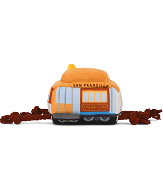 P.L.A.Y. Canine Commute Plush Dog Toy Collection San Pup-cisco Cable Car | Henlo Pets