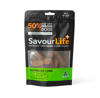 SavourLife Australian Lamb Strips Dog Treats 165g | Henlo Pets
